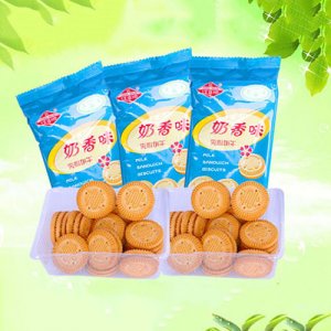 江顺奶香味夹心饼干80g