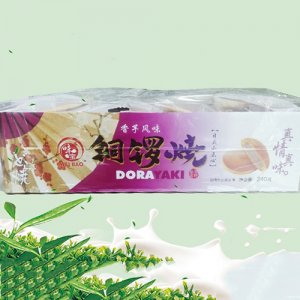 味宝铜锣烧夹心蛋糕香芋味240克