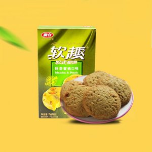 广合抹茶蜜桃软趣甜饼