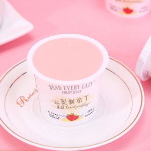 维多利草莓味布丁果冻盒装