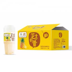 浩明芝士奶昔菠萝果粒乳酸菌饮品