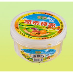 凯泰瓶装菠萝片