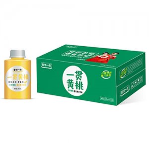 鲁佰一贯黄桃复合果汁饮品380ml