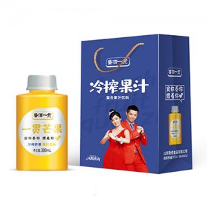 鲁佰一贯芒果复合果汁饮料380ml