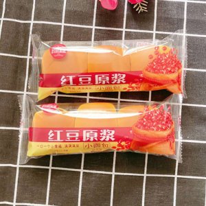 拉菲堡堡红豆原浆面包红豆味称重