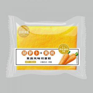 拉菲堡堡蛋糕胡萝卜黄桃味称重