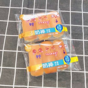 拉菲堡堡小奶棒夹心面包芝士味称重