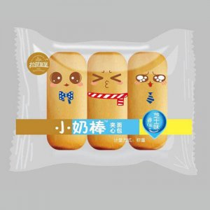 拉菲堡堡小奶棒夹心面包芝士味散装称重