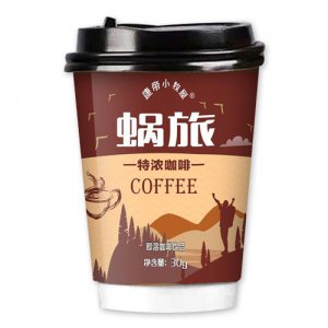 康帝小牧屋蜗旅特浓咖啡即溶咖啡30g