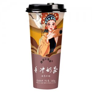 康帝小牧屋手冲奶茶烤香风味固体饮料140g