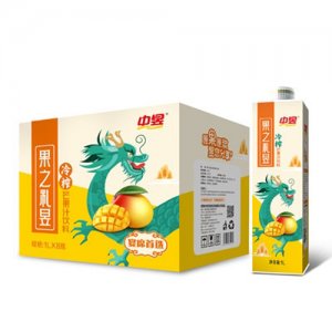 中昱冷榨芒果汁饮料1LX8