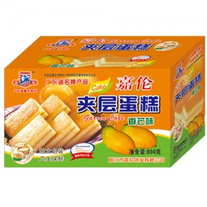 嘉伦夹层蛋糕（香芒味）盒装