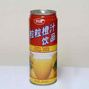 四洲粒粒橙果汁饮料240ml