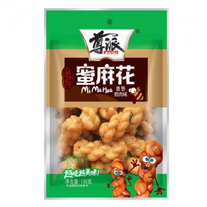 尊派雪麻花香葱鸡肉味130g