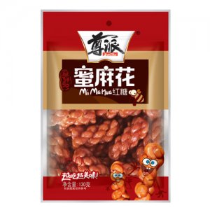 尊派雪麻花红糖味130g
