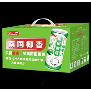 南国椰香椰子汁12罐装开窗礼盒