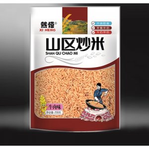 熙恒208克牛肉味山区炒米