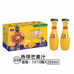 小白兰芒果汁饮料260mlx10瓶