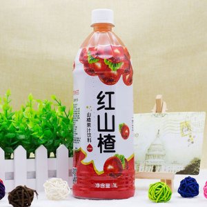 小白兰红山楂汁饮料1L