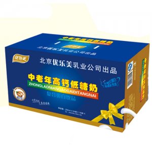 优膳美中老年人高钙低糖奶箱