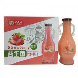 甲天欢益生菌草莓果汁1.25Lx6