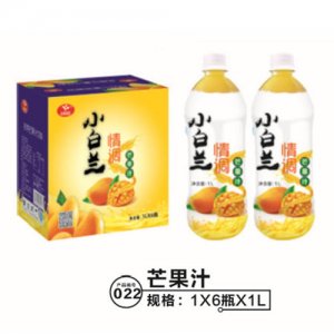 小白兰芒果汁饮料1Lx6瓶