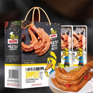 啃佬鸭泡鸭爪礼盒装600g