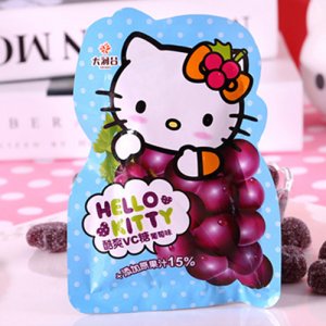大润谷hellokitty酷爽VC糖葡萄味