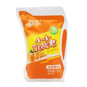 奶小叮乳酸菌饮品黄桃燕麦味180g