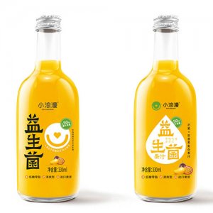 小浪漫益生菌百香果汁饮料330ml