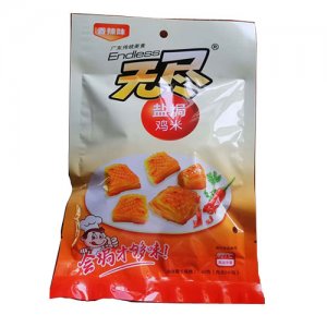 无尽盐焗鸡米香辣味60g