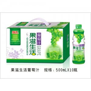 源汇果滋生活葡萄汁500mlx10瓶