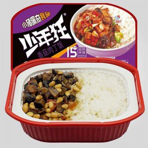 小猪佩奇香菇肉丁自热米饭盒装