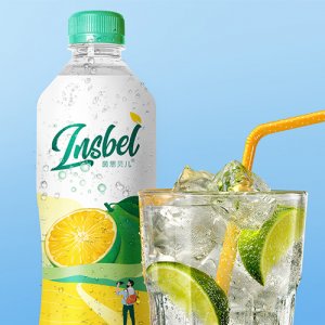 茵思贝儿苏打气泡水卡曼橘味560ml