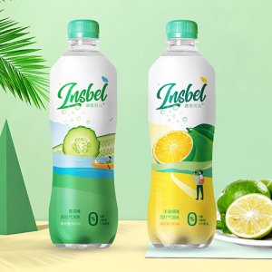 茵思贝儿苏打气泡水两口味560ml