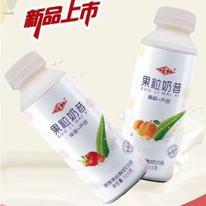 福淋果粒奶昔草莓+芦荟酸奶饮品320g