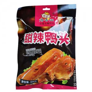 得香阁甜辣鸭头139g
