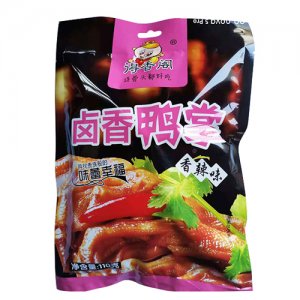得香阁卤香鸭掌香辣味110g