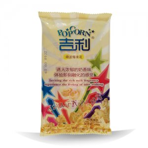 吉利微波爆米花袋装奶油味
