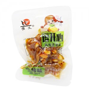 恒义逗开心香辣味散装称重绿袋装