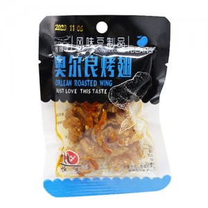 恒义奥尔良烤翅散装称重香辣味蓝袋装