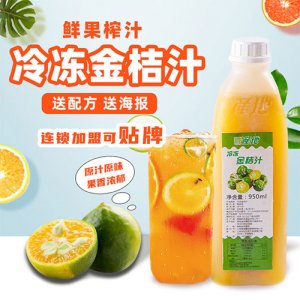 鲜友冷冻金桔汁950ml