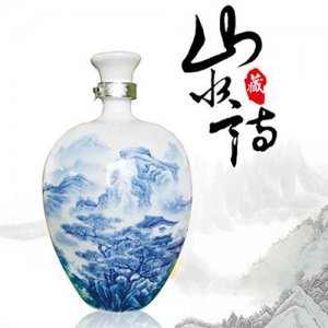 金祥46°依山傍水坛装酒2500ml