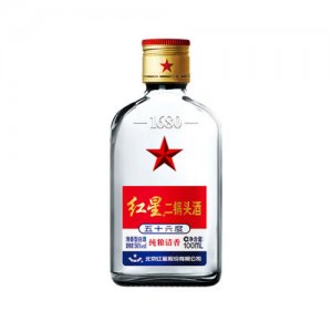 北京红星二锅头56度白扁小二100ml