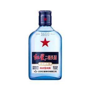 红星二锅头43度蓝瓶绵柔150ml