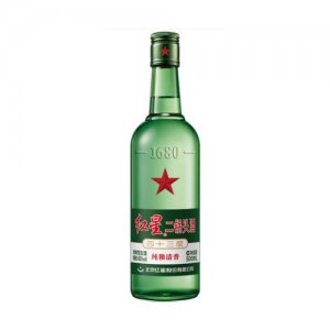 红星二锅头43度绿瓶大二500ml
