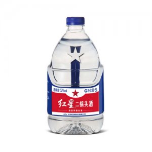 北京红星二锅头52度5L大容量桶装白酒