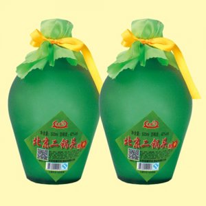 德胜门北京二锅头酒绿瓶42度