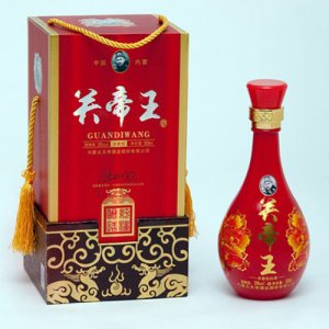 关帝王红瓶39度浓香型白酒