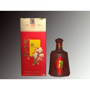 湘泉52度金紫红盒装
